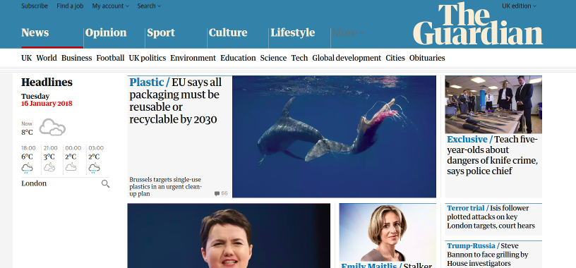 Guardian without the red