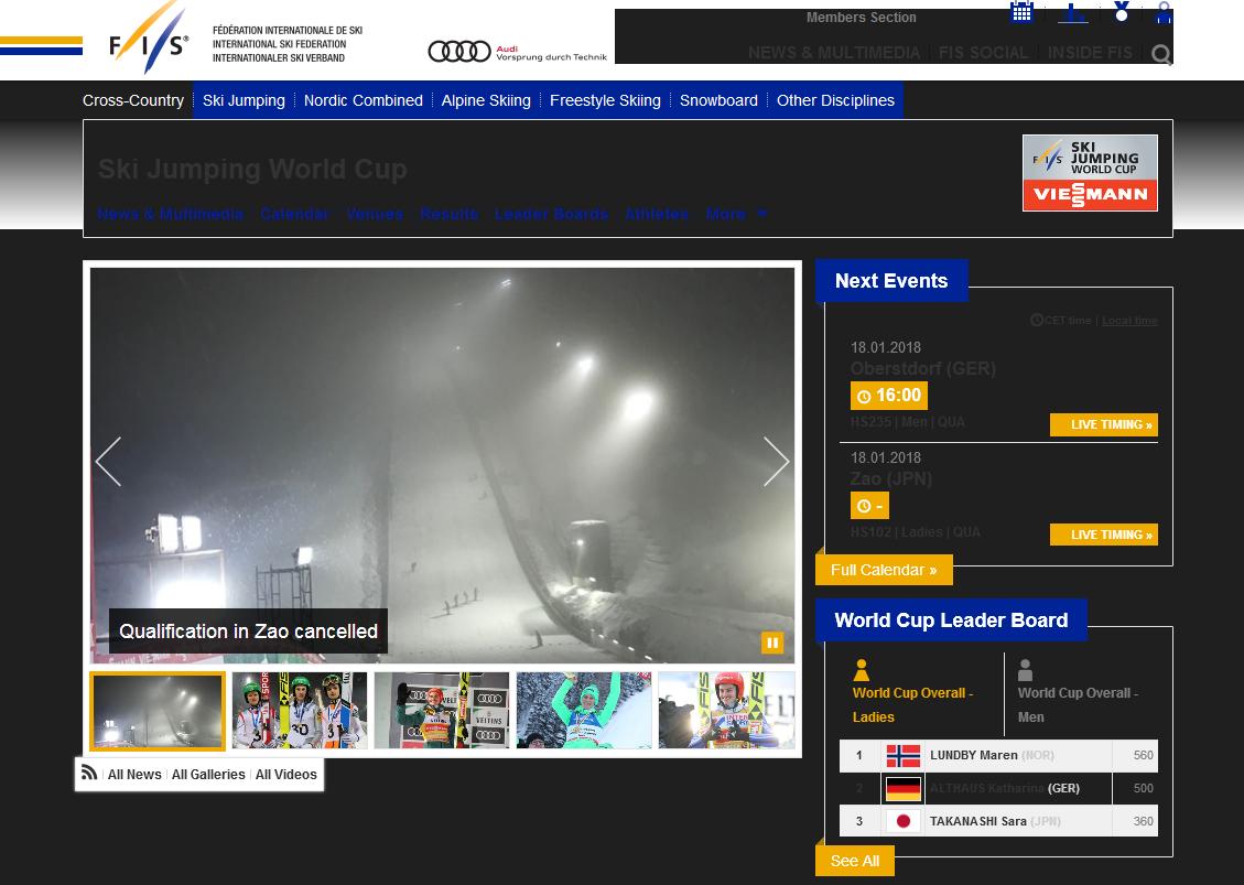FIS ski DARK