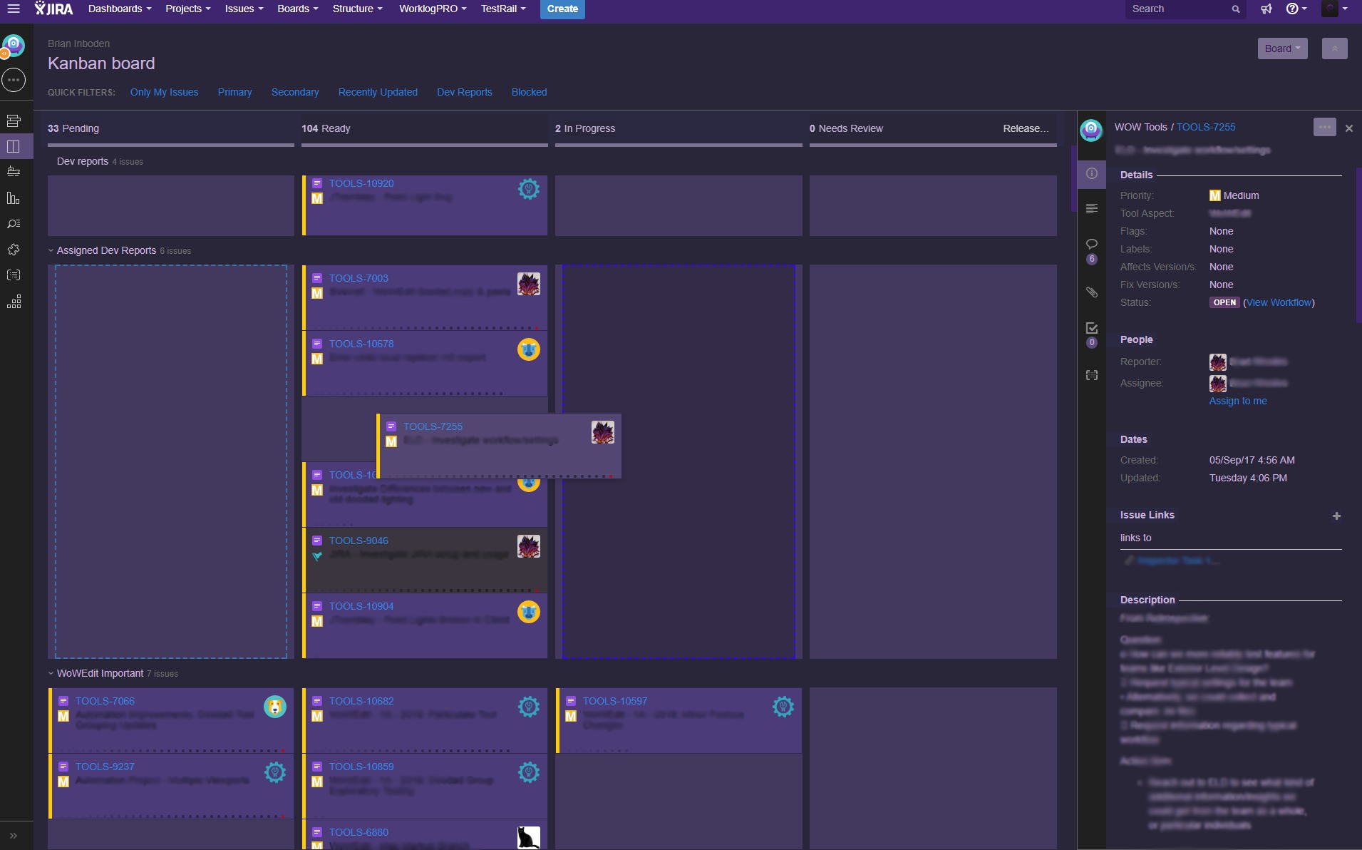 Subtle Purple JIRA