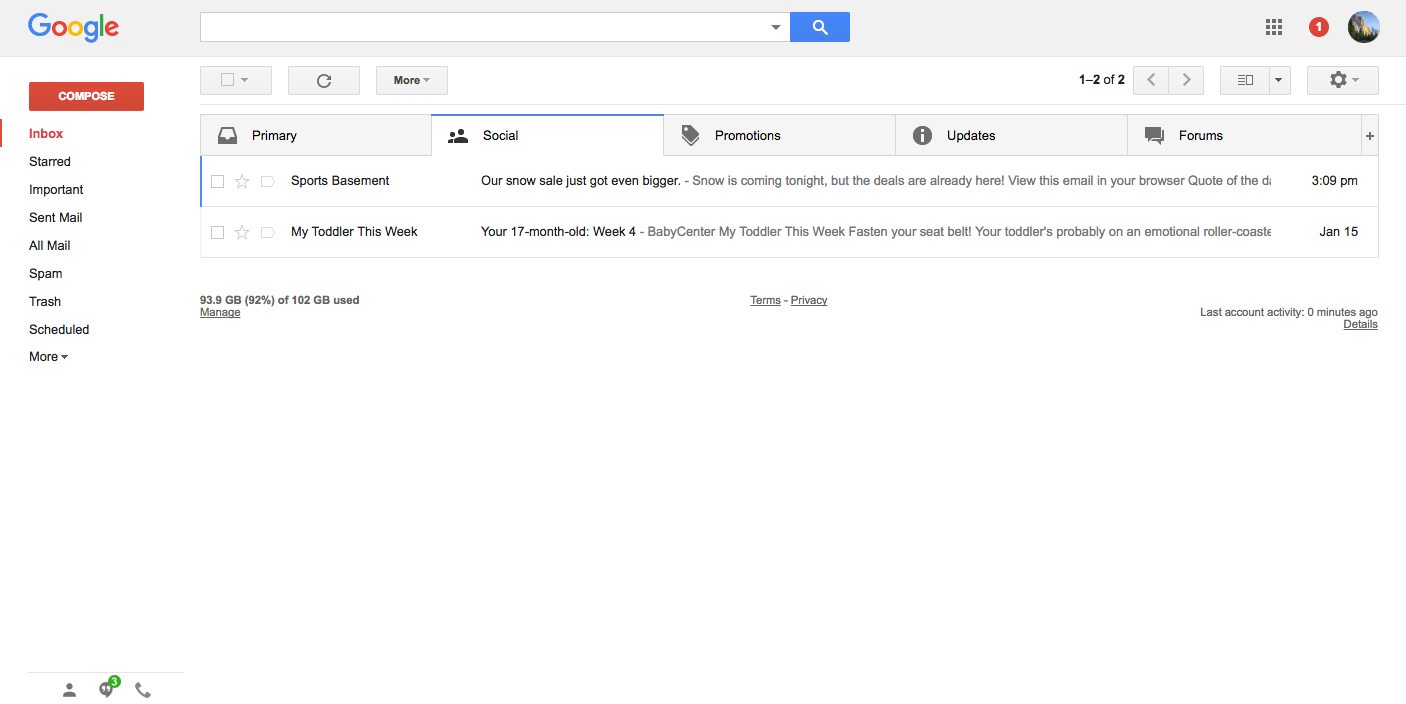 Simple Gmail Theme
