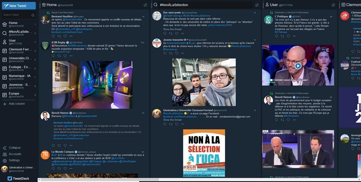 TweetDeck Replace Dark Theme by Night Theme