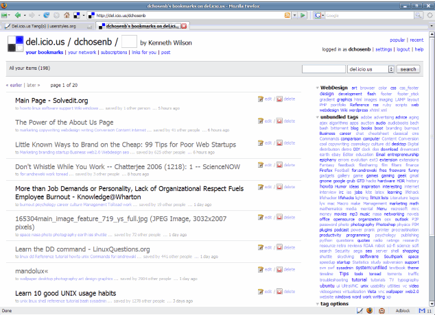 Del.icio.us Tang(o)