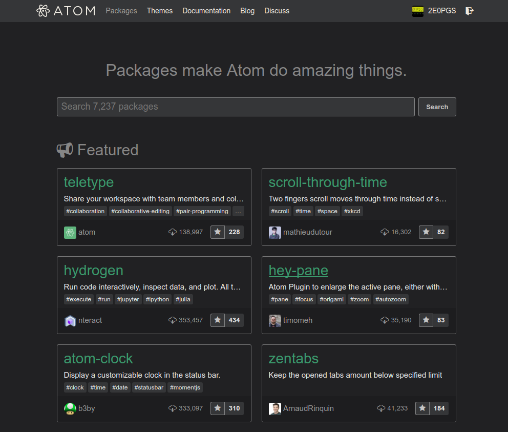 Atom.io Proper Dark