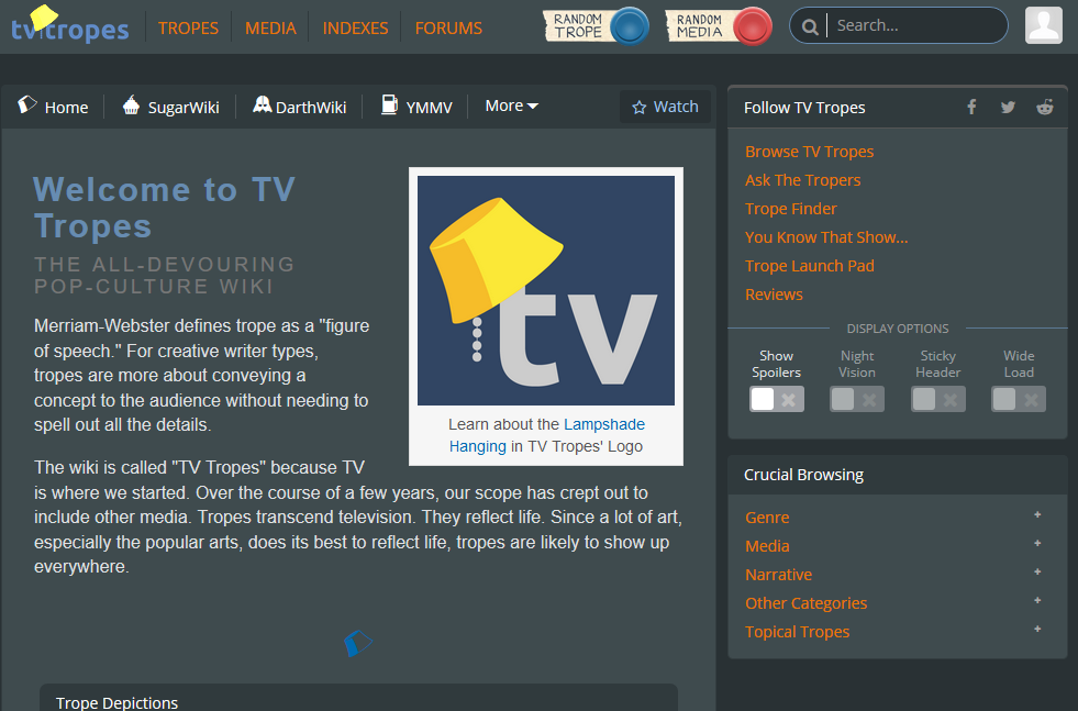 A TvTropes Darkly