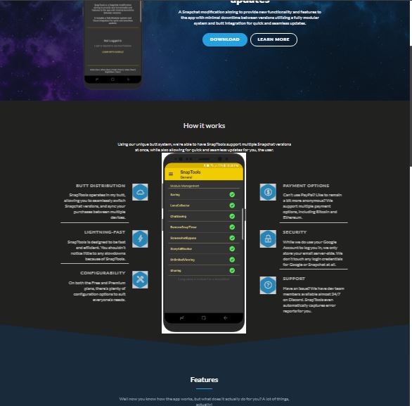 Snaptools dark