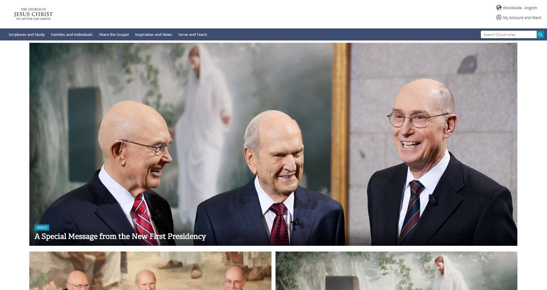 Modern Widescreen LDS.ORG