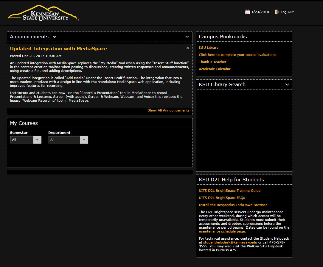 KSU Owl Dark Theme