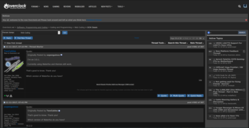 OCN Dusk Theme