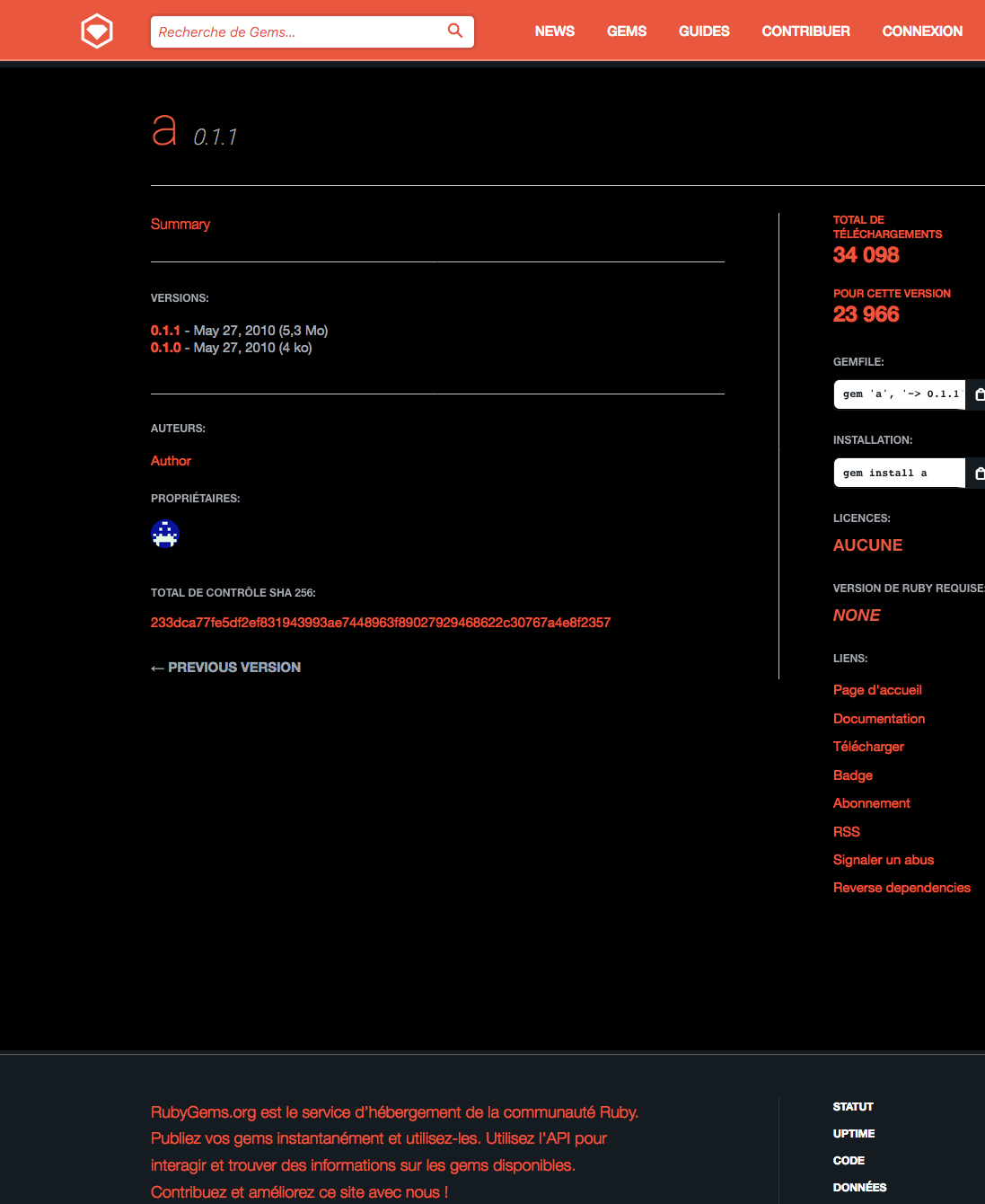 rubygems.org dark