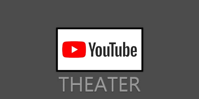 redesign of the theater mode on YouTube