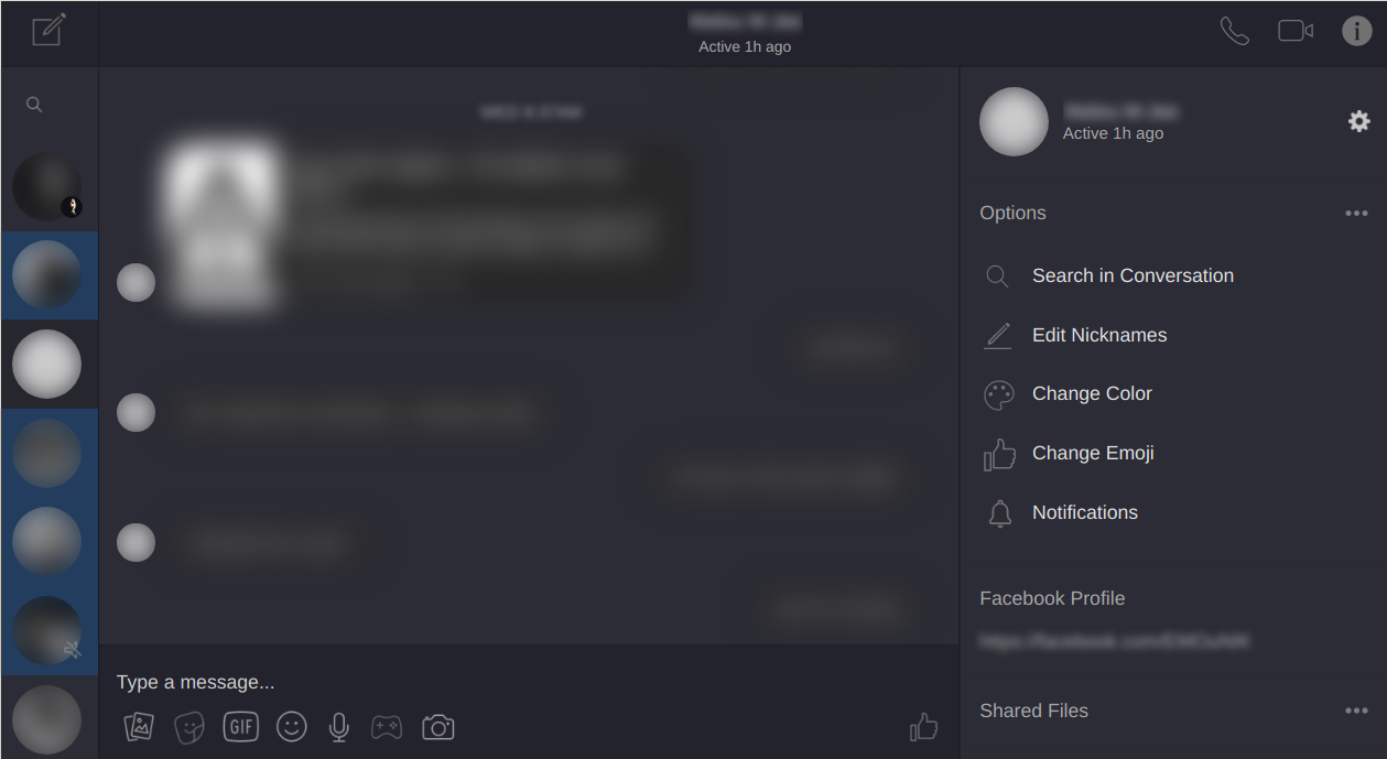 Private Facebook Messenger