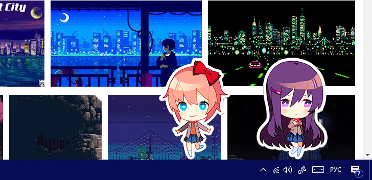 Doki Doki Literature Club Animated Chibis