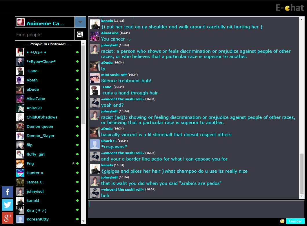 E-Chat (Black and Blue)