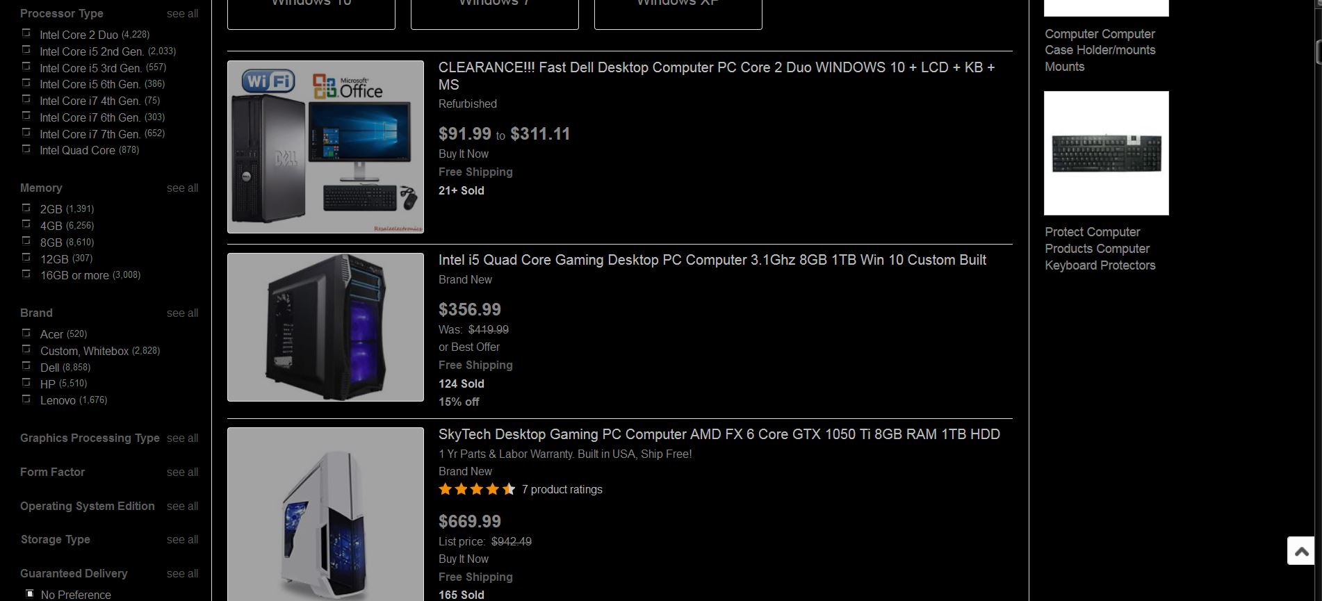 Ebay Dark Black