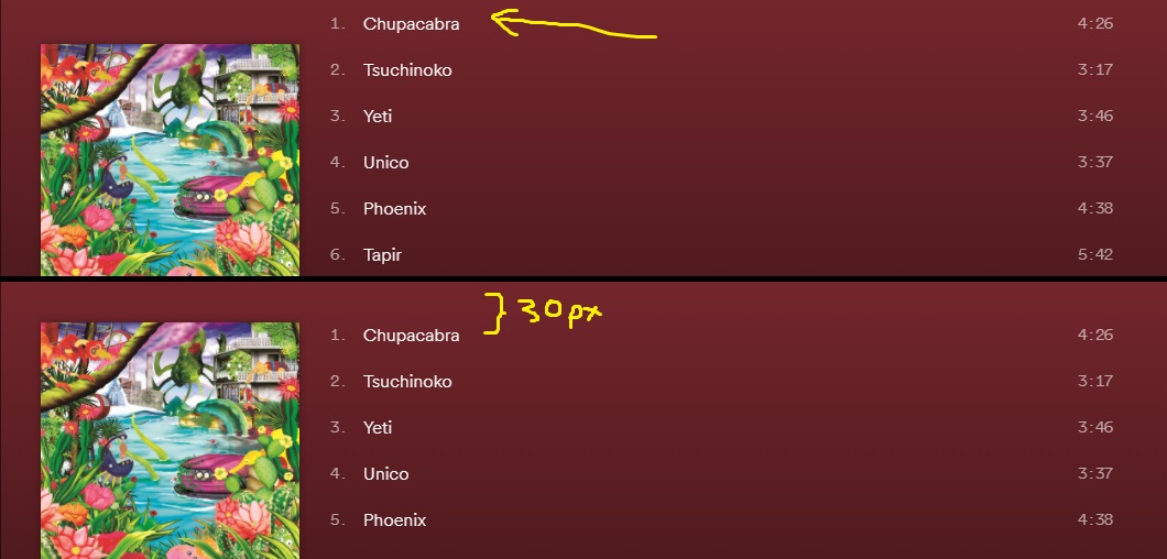 Spotify Padding (Private)