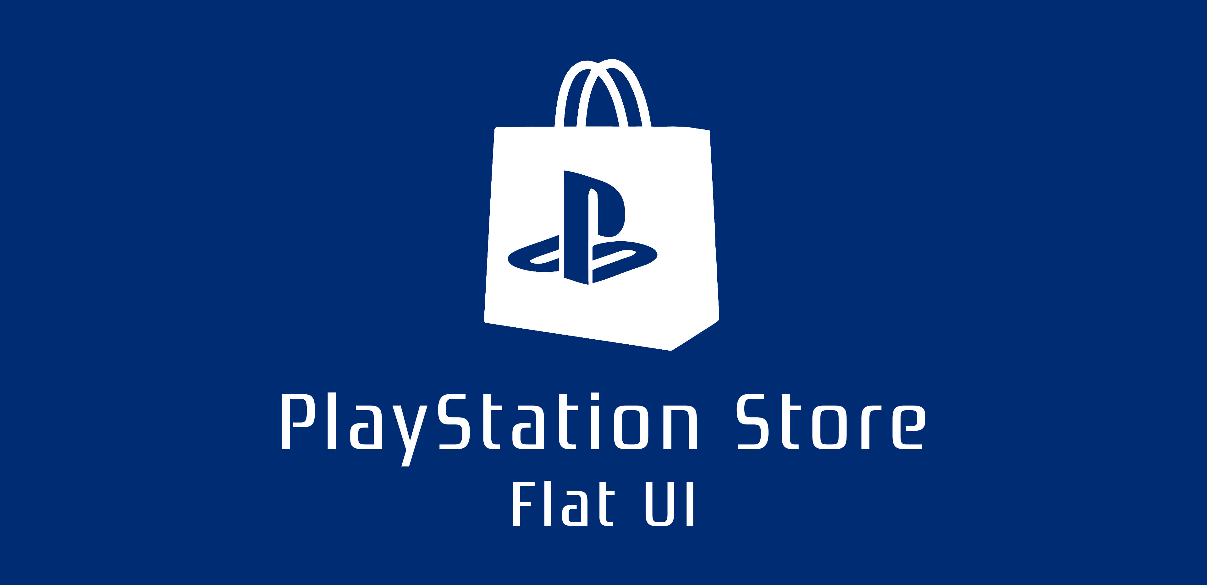 PlayStation Store Flat UI