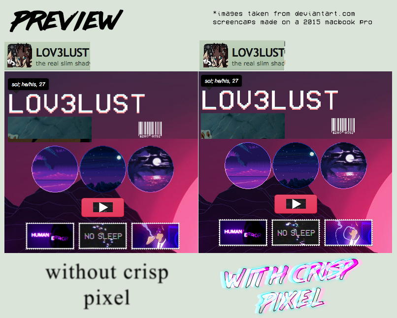 Crisp Pixel for Retina