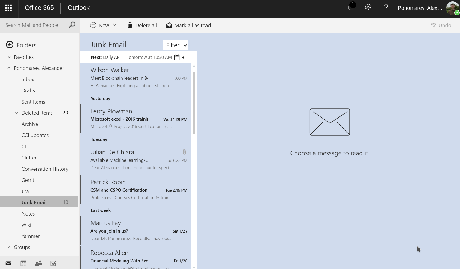 Office 365 Blue