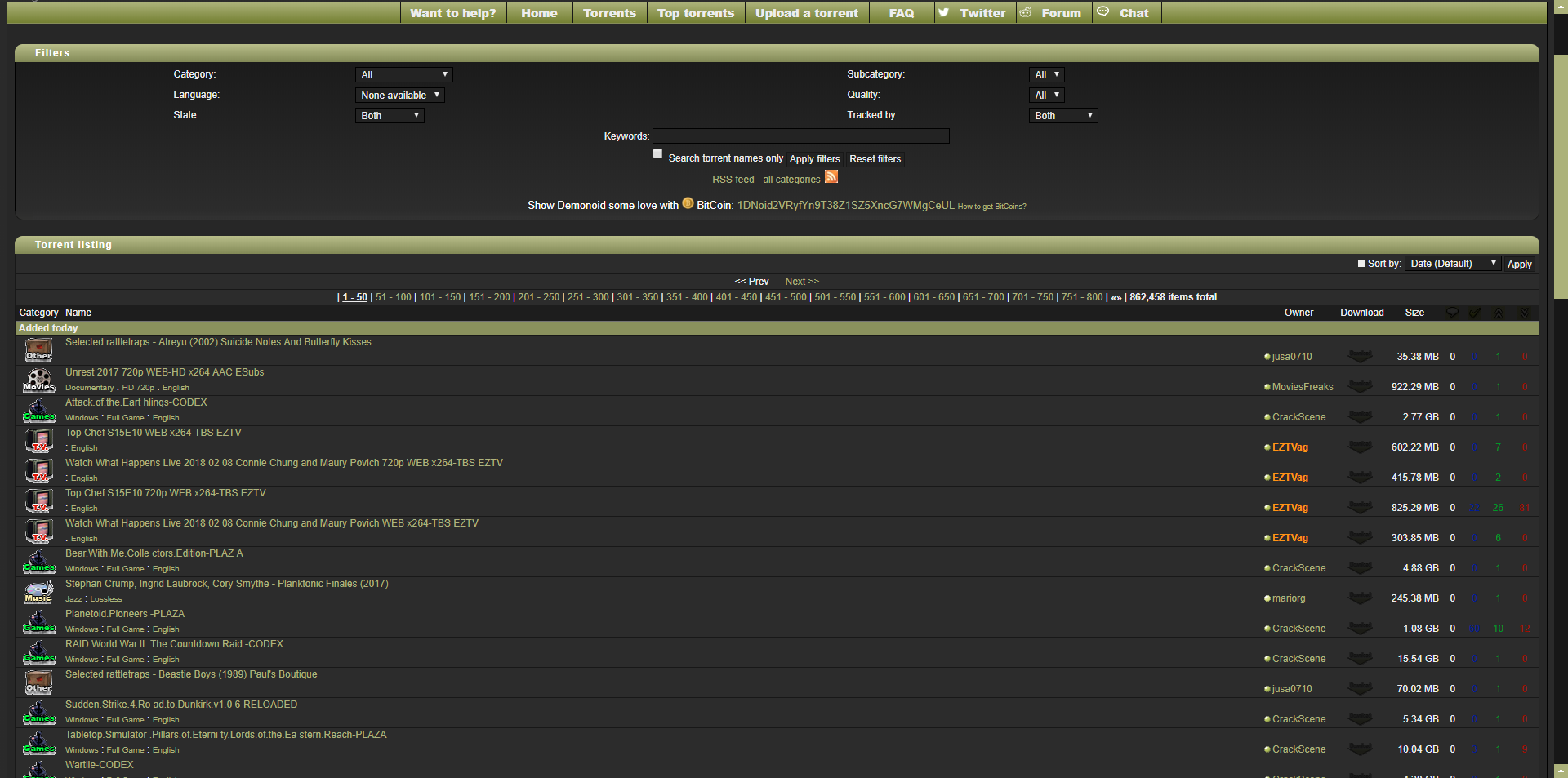 Demonoid - Black (No ads)