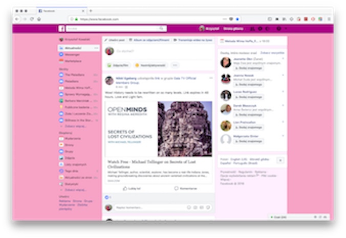 Purple Facebook