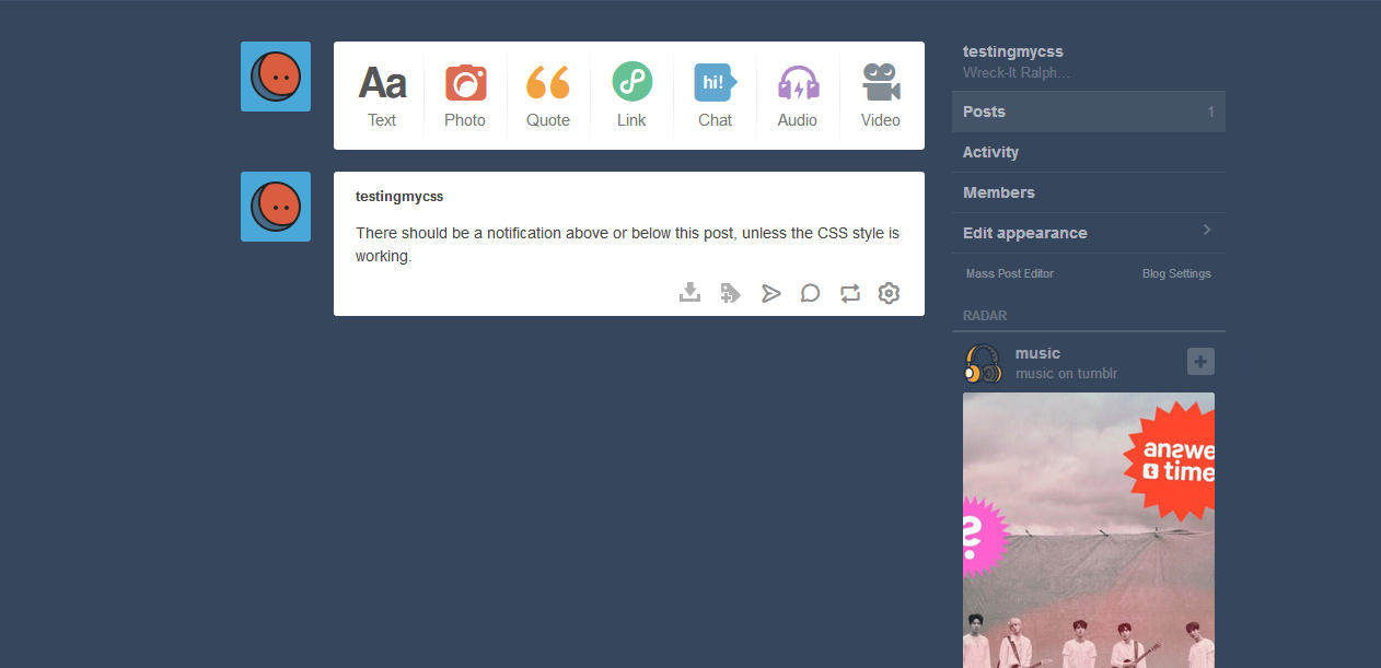 Tumblr NOtifications