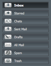 Gmail Redesigned - Sidebar Icons Monotone Color