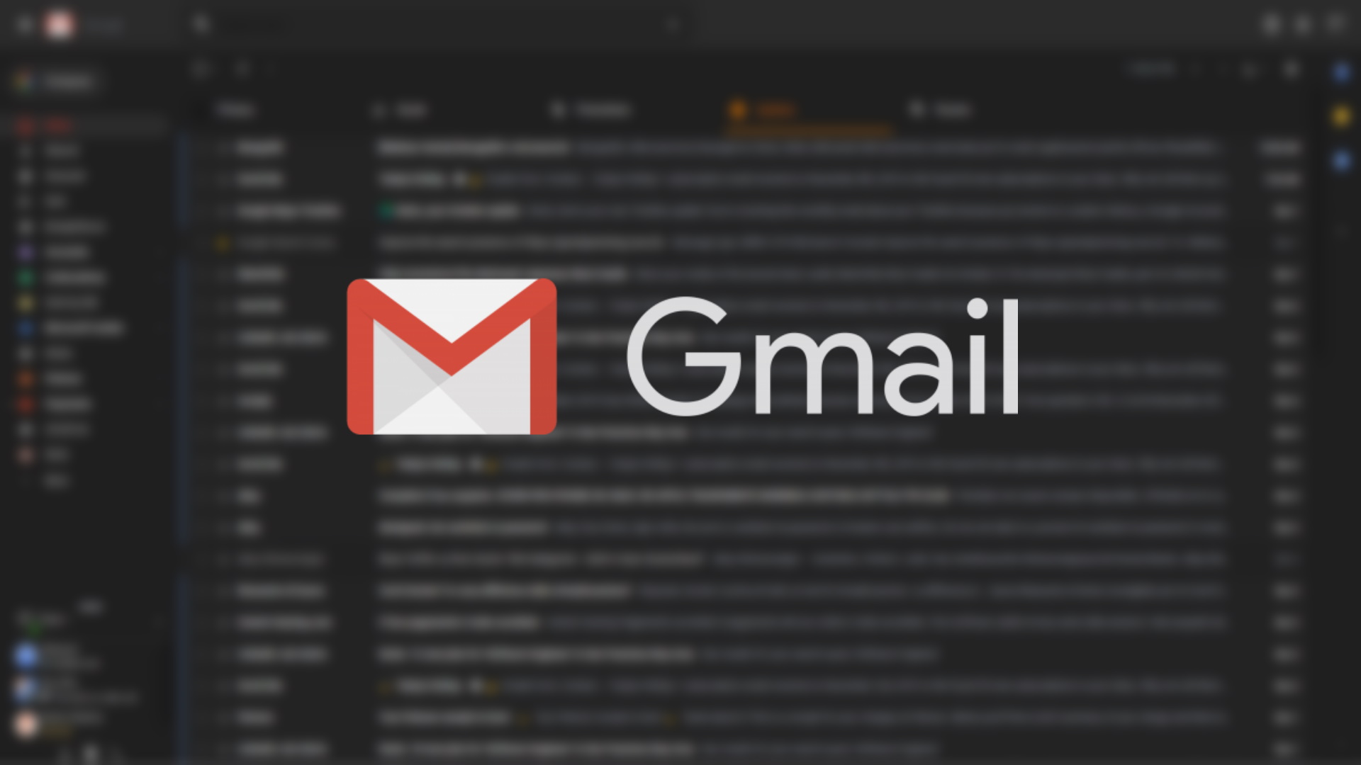 Dark Gmail by DM