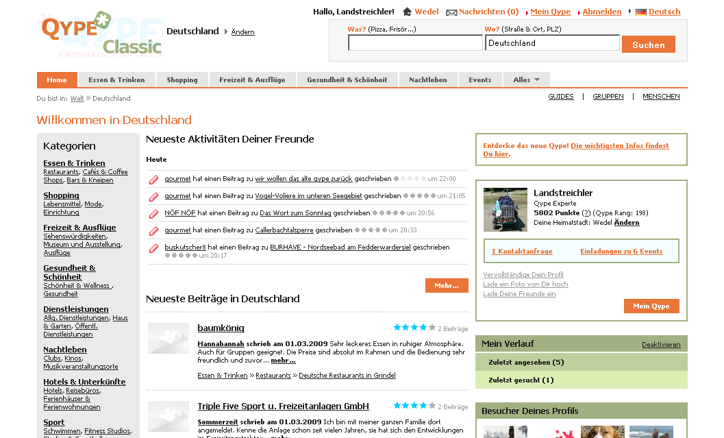 bearable colours for www.qype.com 4.0