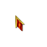 Gold en red ruby cursor