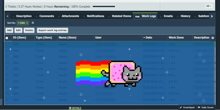 Axosoft OnTime fixes & Nyan Cat loader