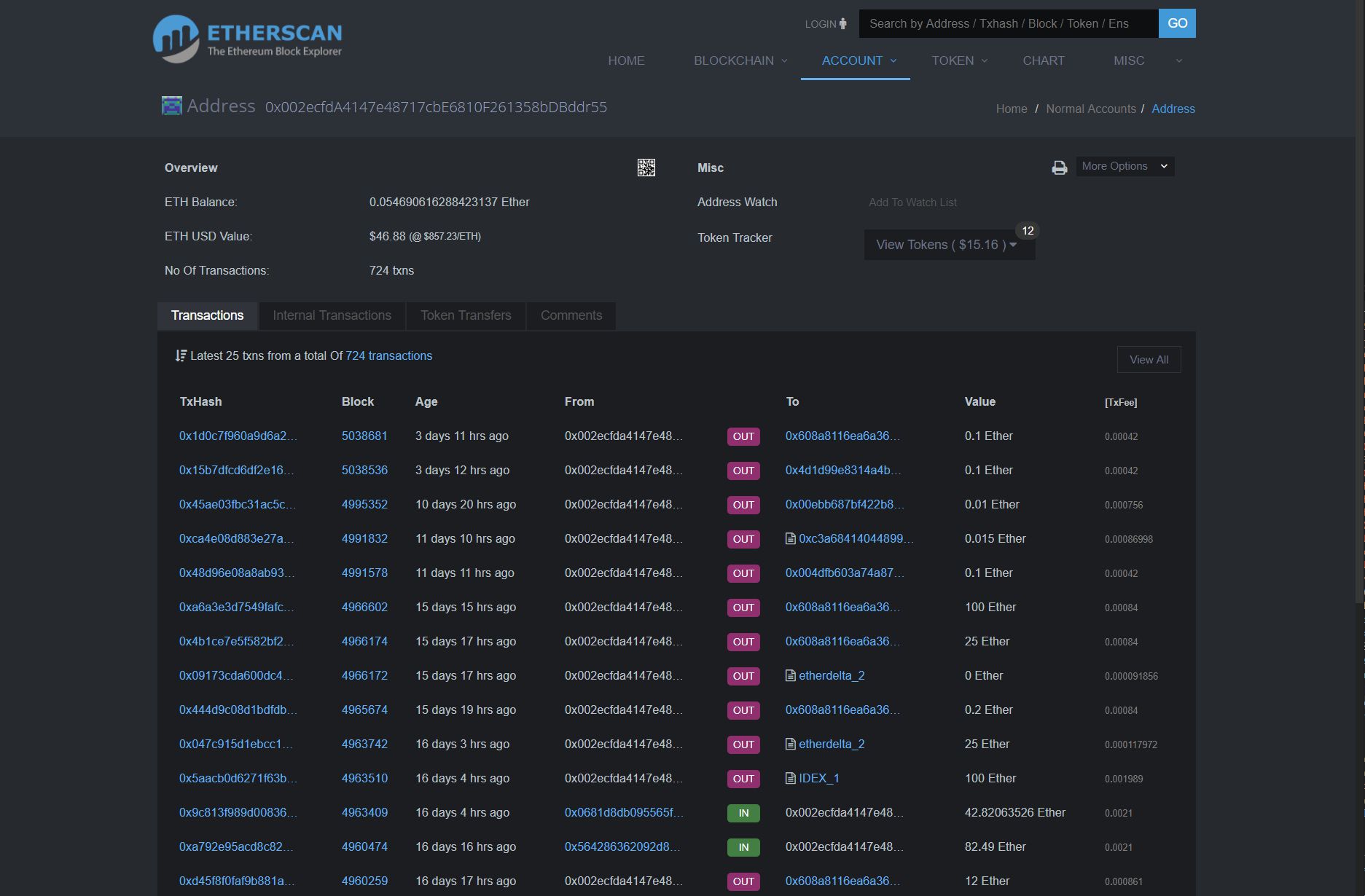 Etherscan Dark Slate
