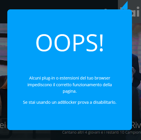 Rai - RaiPlay ( Remove Anti-Adblock )