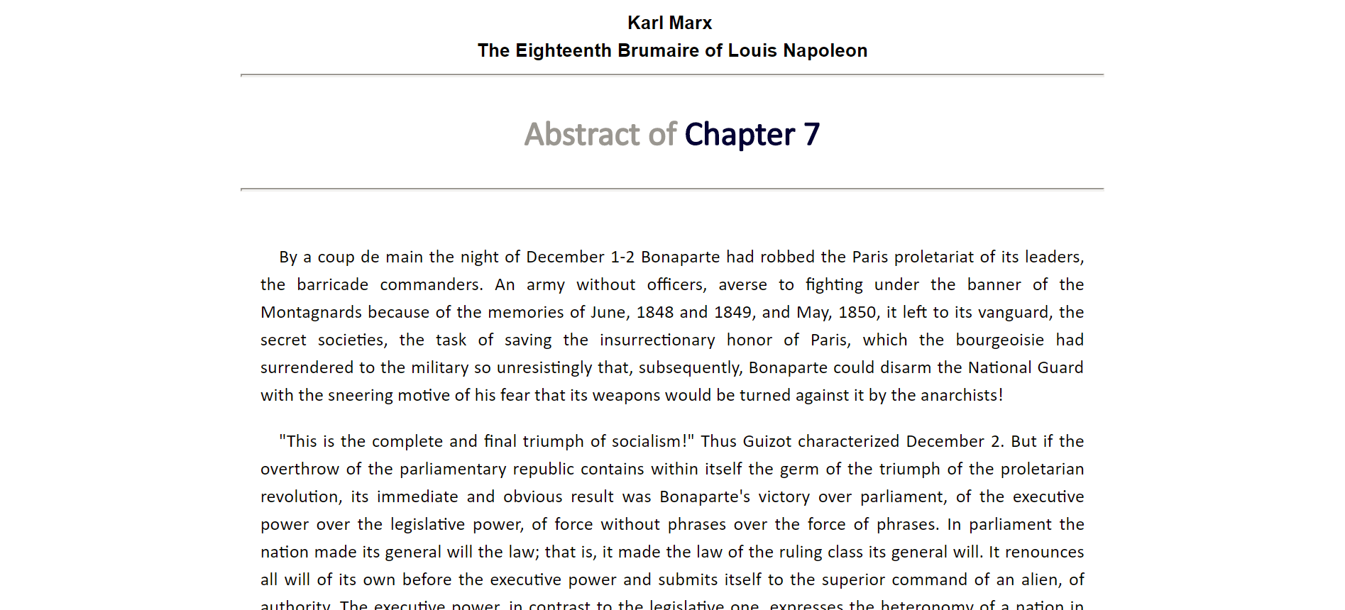 Simply readable marxist.org, v2