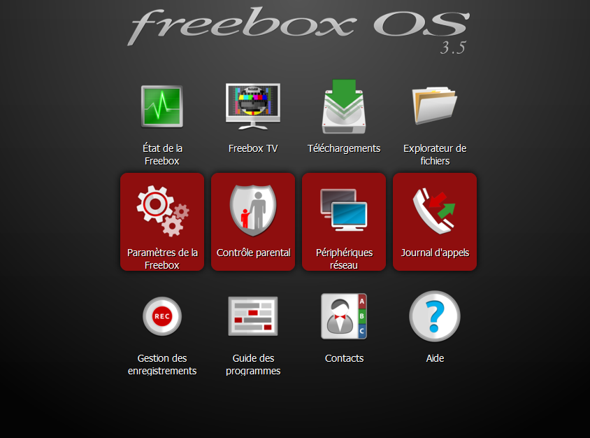 MaFreebox Freebox Revolution Theme