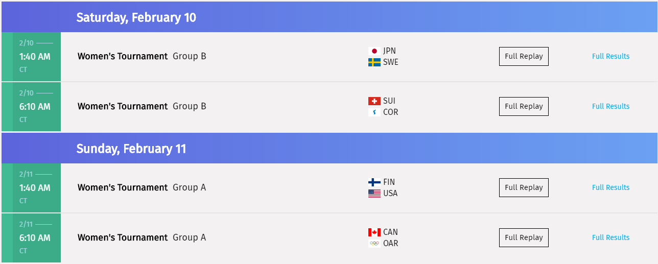 Olympics "Spoiler-free" Style