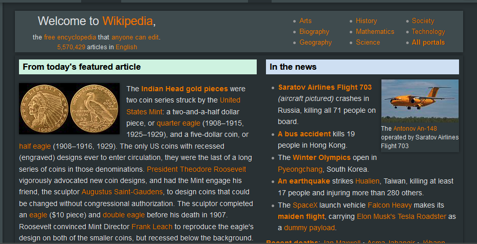 A Wikipedia Darkly