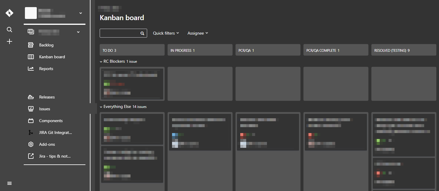 Monochrome Dark Jira