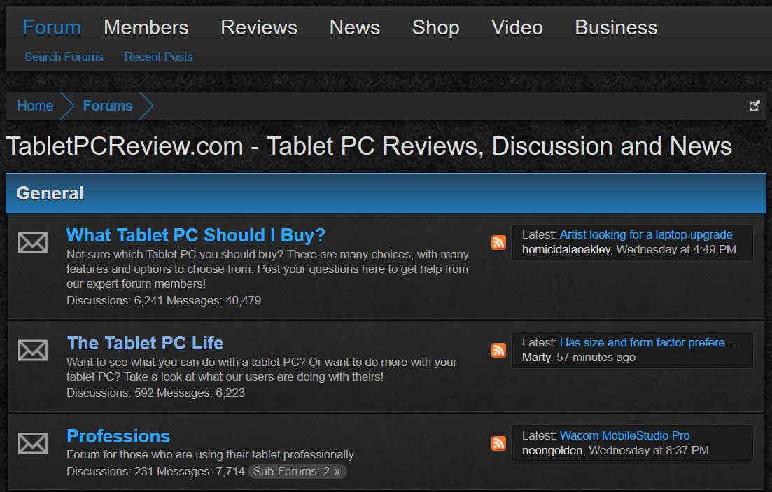 Dark tabletpcreview.com notebookreview.com forum