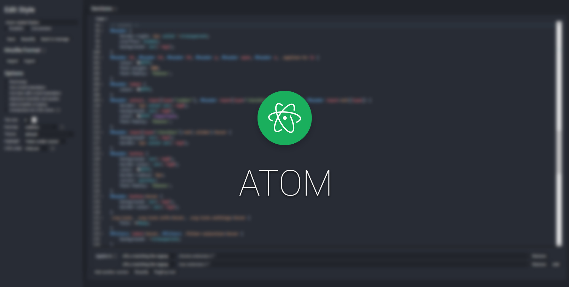Atom styled Stylus