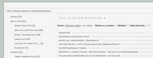 google reader/search | case