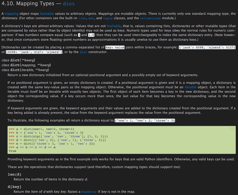 Dark Python 3 Documents