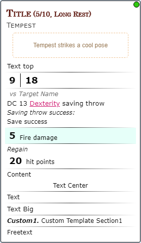 roll20 shaped roll template
