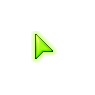 Cool Green Outer Glow Pointer
