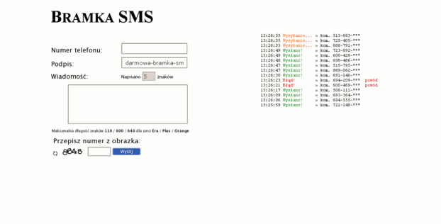 Bramka SMS - maksymalne uproszczenie