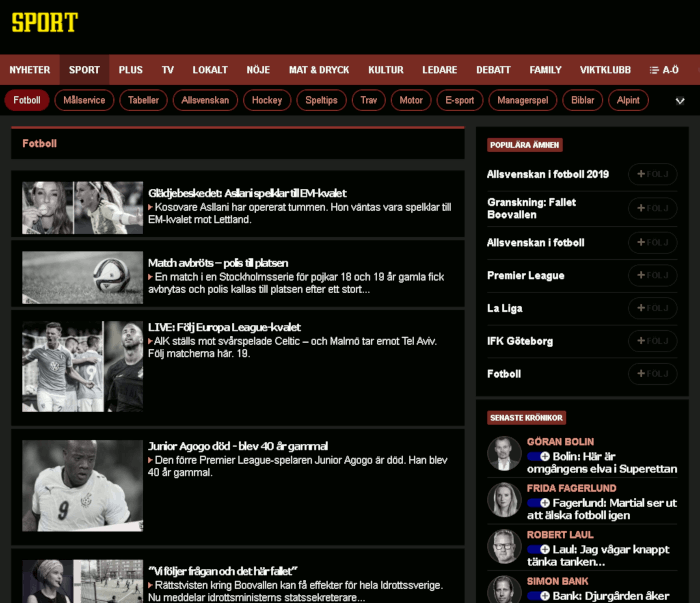 Aftonbladet Dark