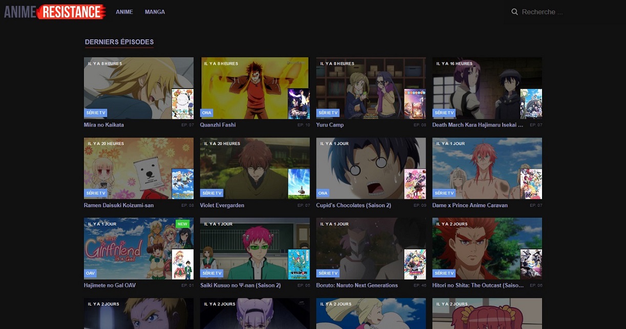 Dark Anime Resistance