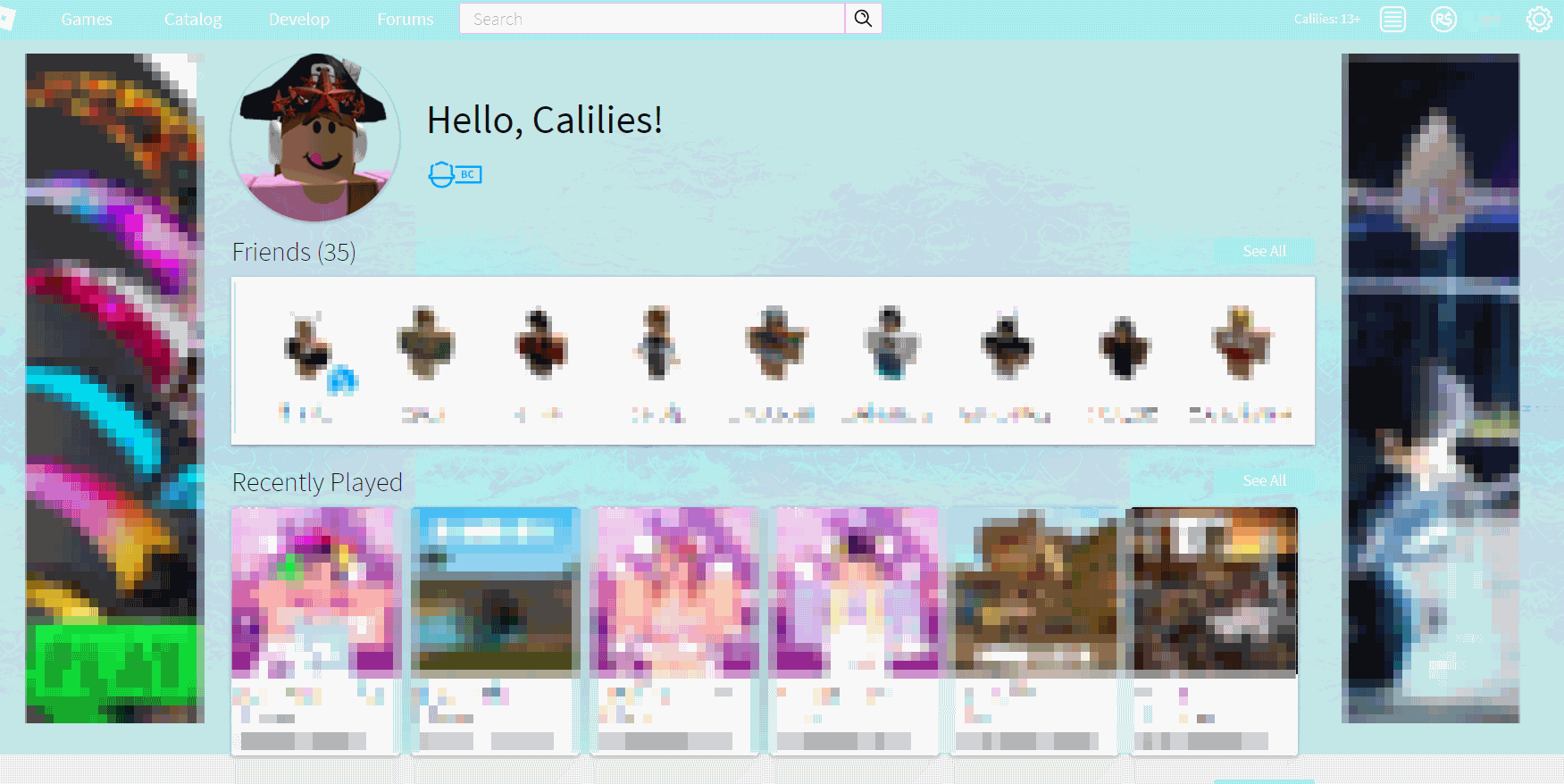 Baby Blue Kawaii Roblox Theme