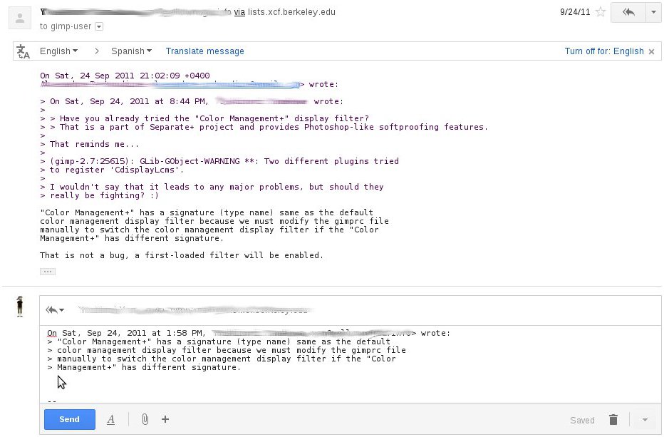 Gmail: monospace font for body messages & textarea