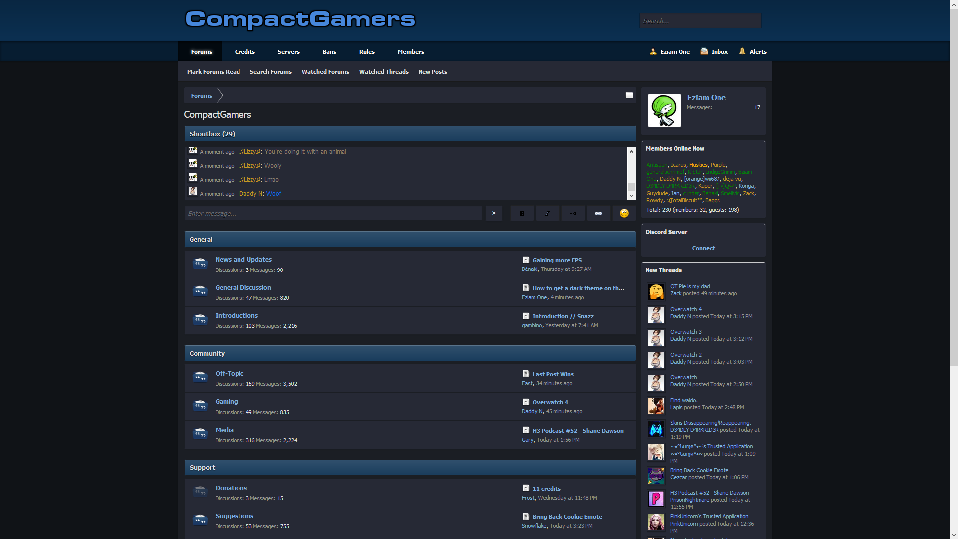 A Tad Dark Compact Gamers