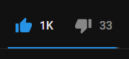 Blue Like Button for the NEW YouTube